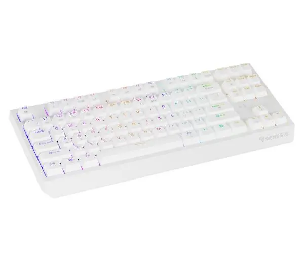 Genesis Thor 230 TKL US RGB Outemu Red Biały