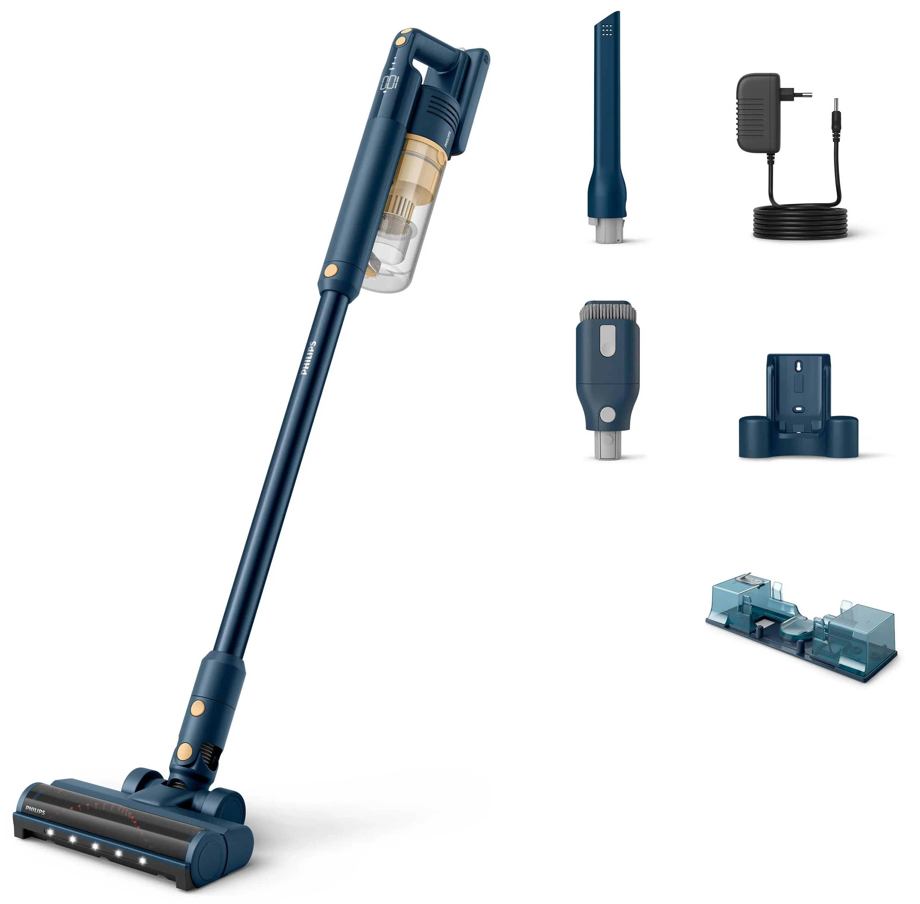 Odkurzacz bezprzewodowy Philips Aqua 5000 XC5043/01 60min Funkcja mycia Wymienny akumulator