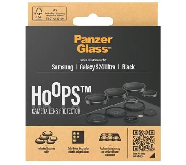 PanzerGlass Hoops Camera Lens Protector do Samsung Galaxy S24 Ultra Czarny
