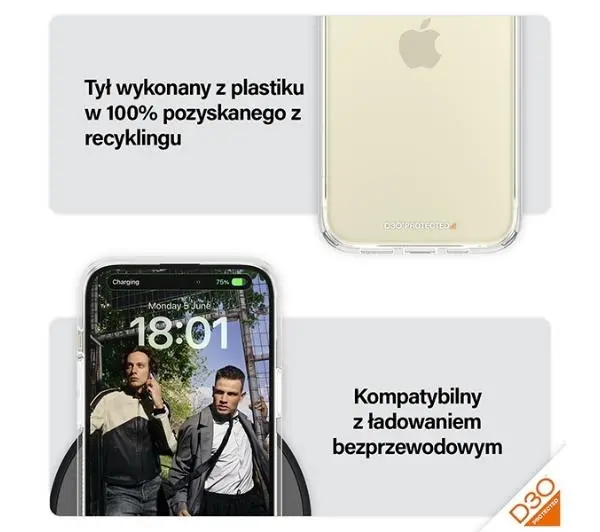 PanzerGlass HardCase do iPhone 15 Plus Przezroczysty