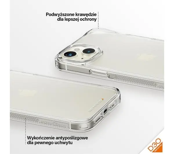 PanzerGlass HardCase do iPhone 15 Plus Przezroczysty