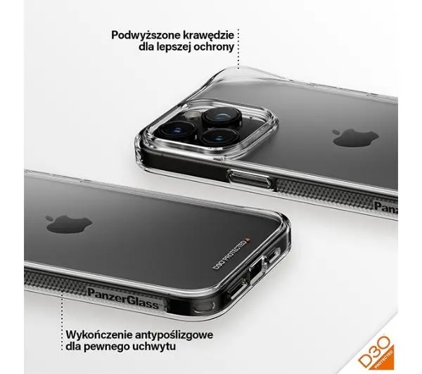PanzerGlass HardCase do iPhone 15 Pro Max Przezroczysty