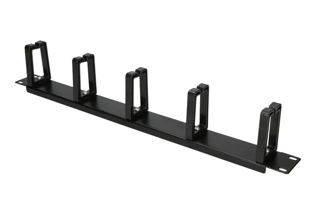Organizer kabli Extralink 1U Plastikowe uchwyty