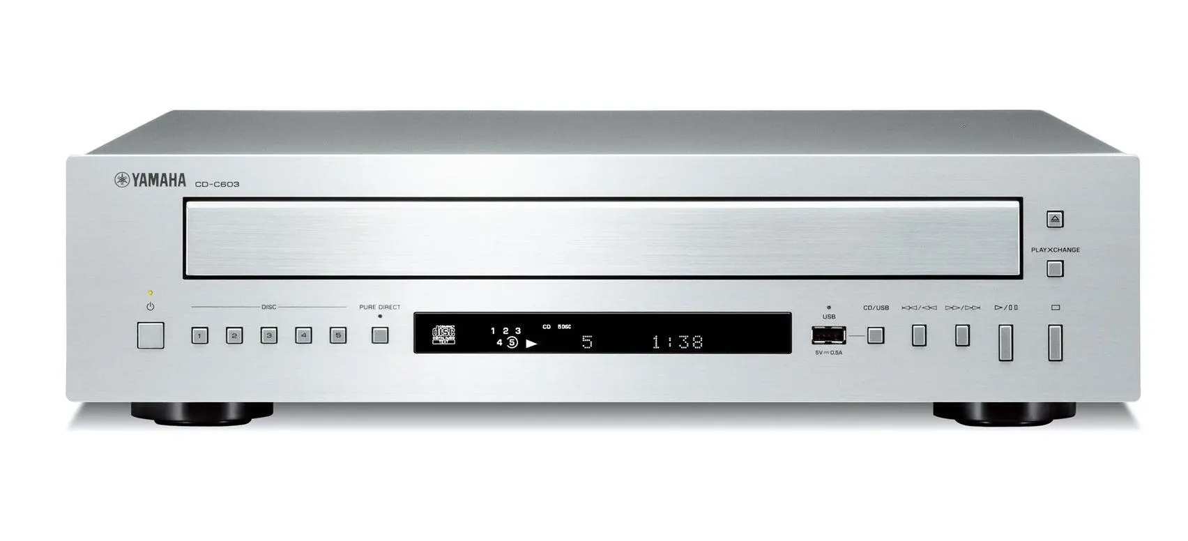 Odtwarzacz Yamaha CD-C603 Srebrny