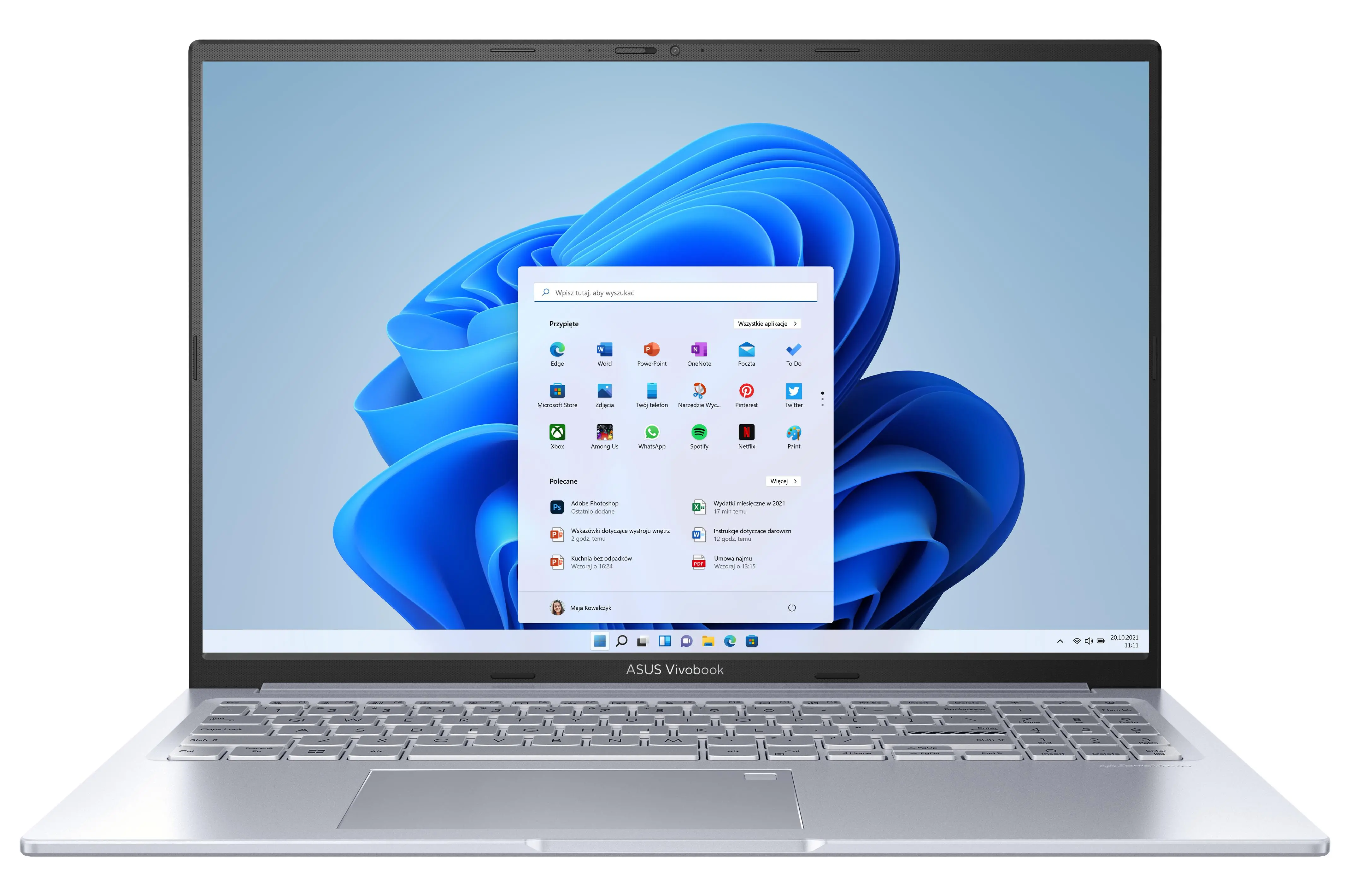 Laptop ASUS Vivobook 16X M3604YA-MB187W 16" R7 7730U 16GB RAM 1TB Dysk SSD Win11 Srebrny