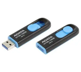 Adata DashDrive UV128 128GB USB 3.0  Czarno-niebieski