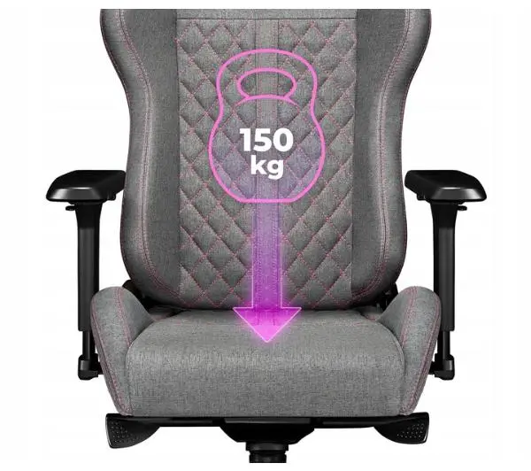 Yumisu 2050 Magnetic Materiał Biurowy do 150kg Tkanina Jasnoszaro-różowy - Kup na Raty - RRSO 0%