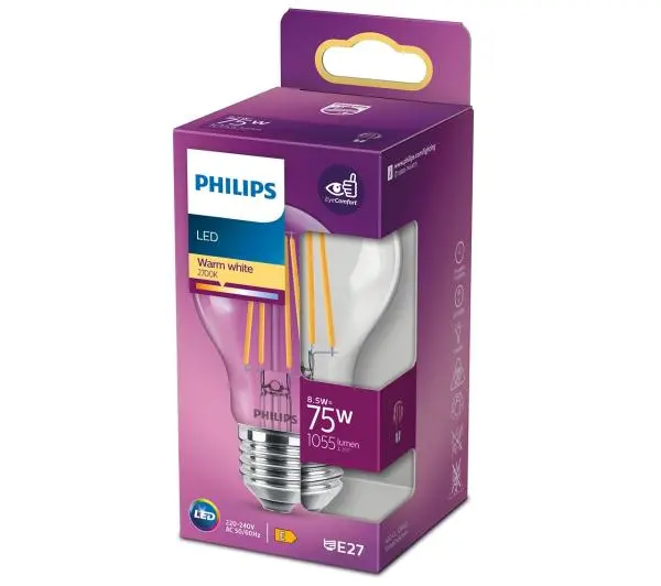 Philips 8,5W (75W) E27