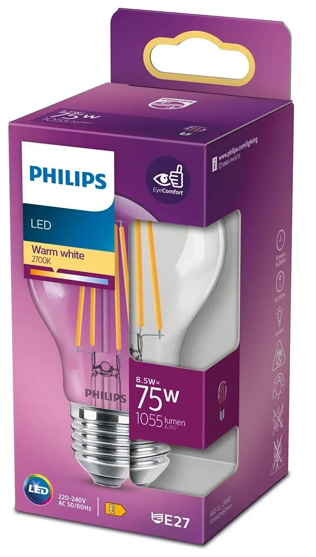 Żarówka LED Philips 8,5W (75W) E27