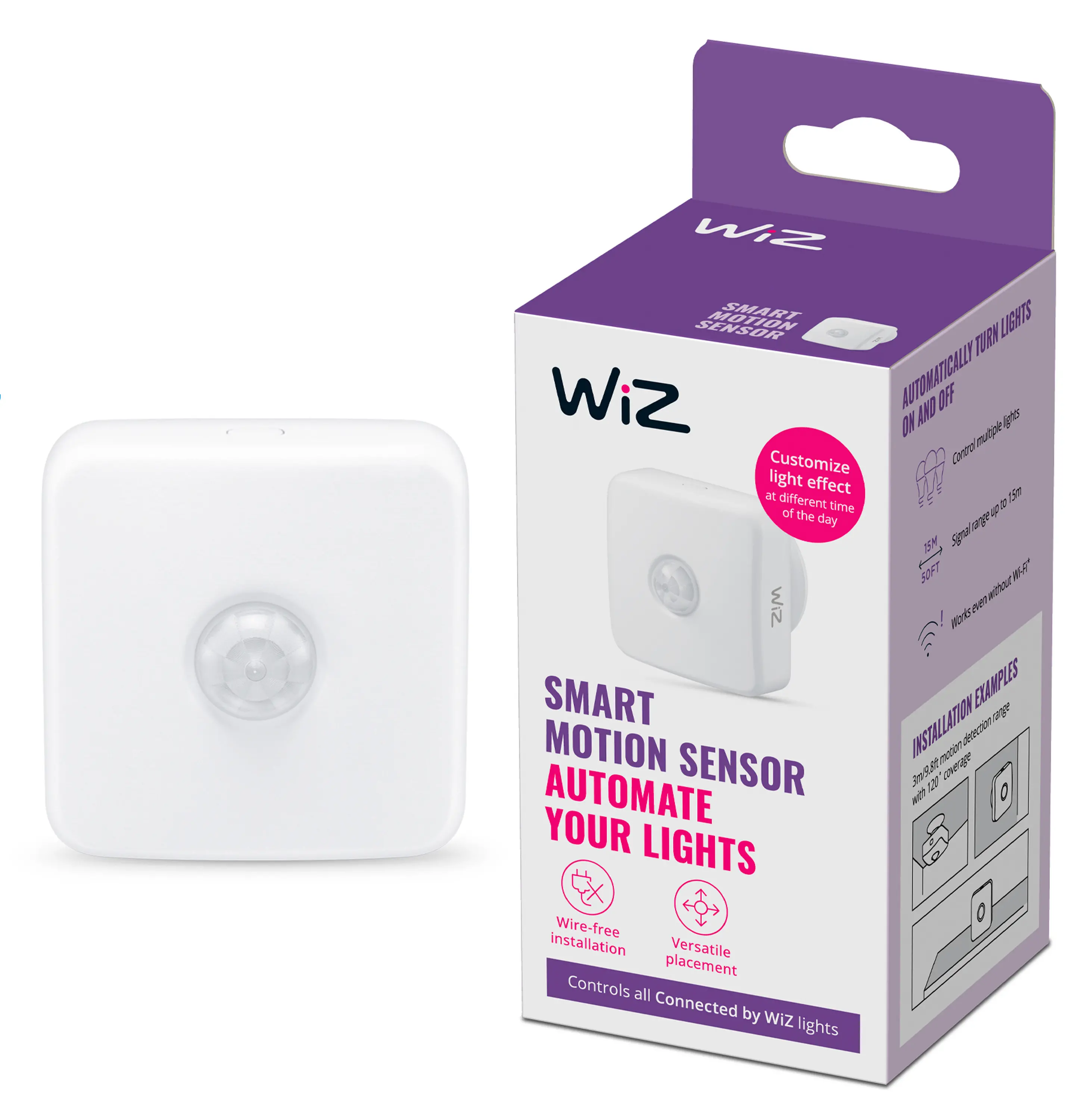 Czujnik ruchu WiZ do wnętrz