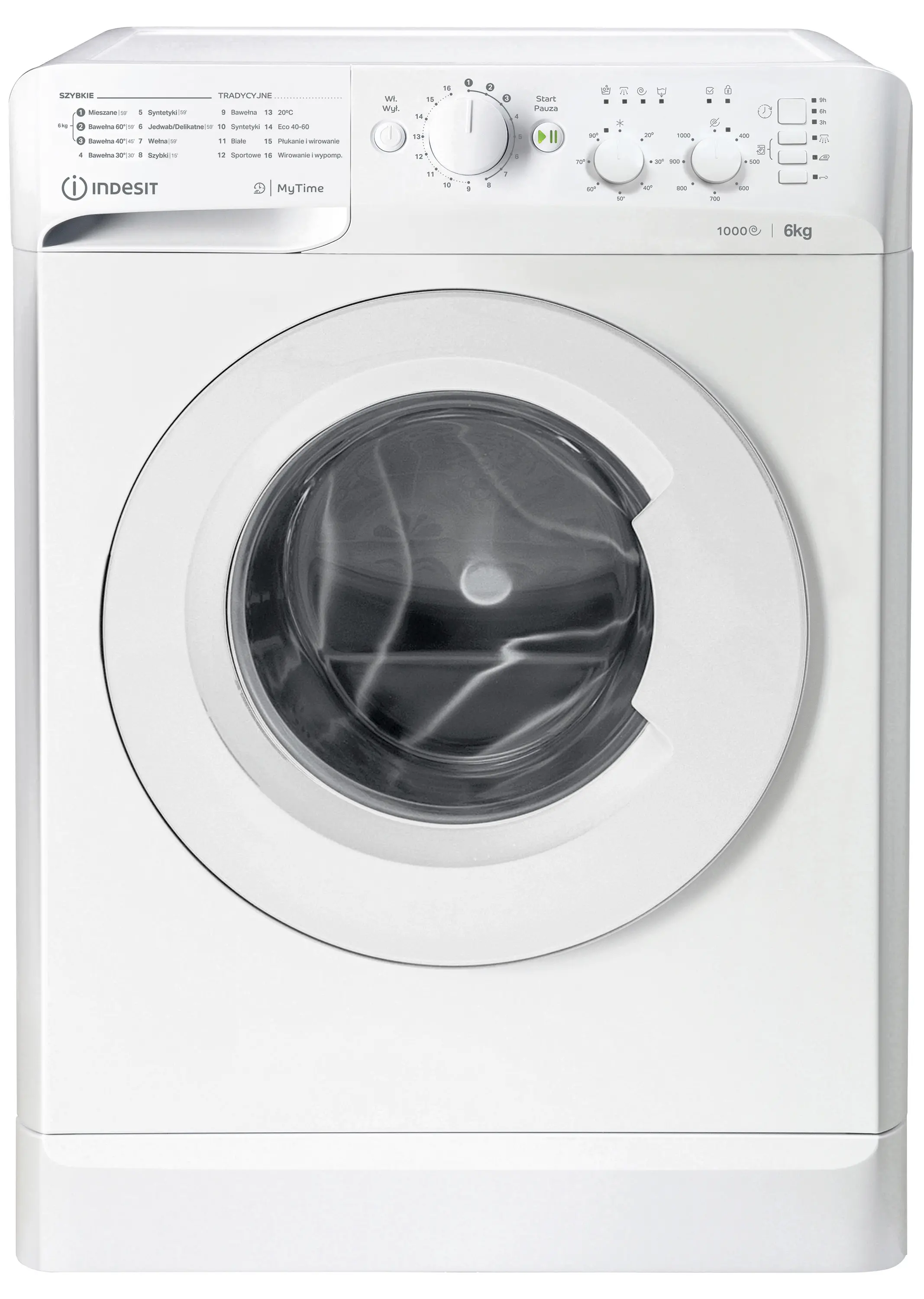 Pralka Indesit MTWSC 61053 W PL Slim 6kg 1000obr/min