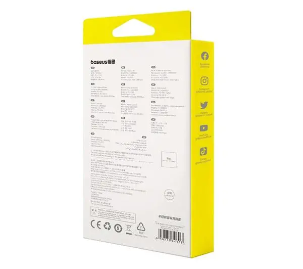 Baseus USB-C do USB-C Free2Draw PD 100W 1m Niebieski