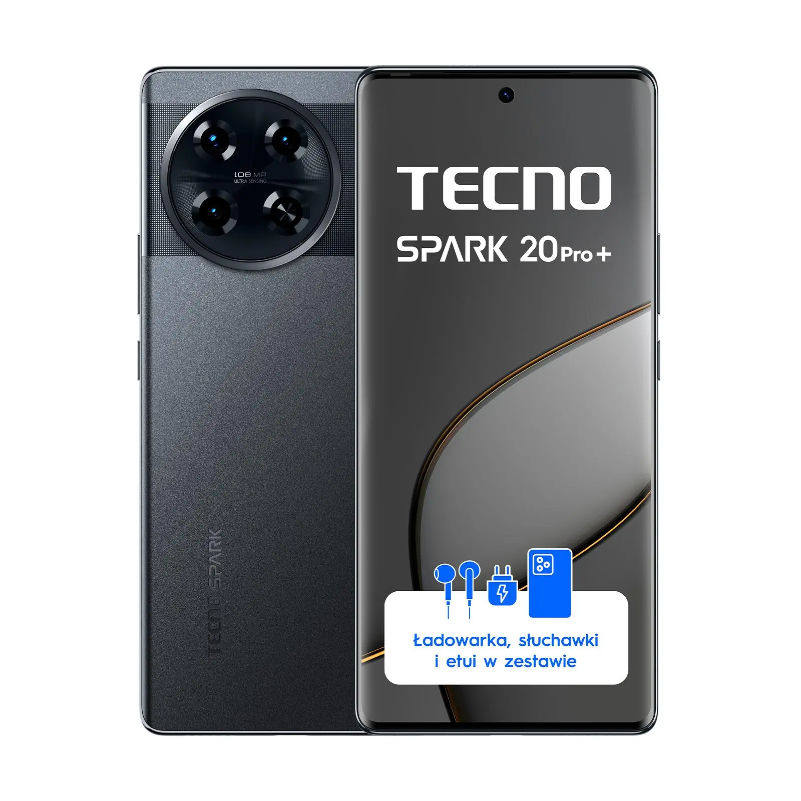 Smartfon Tecno SPARK 20 Pro+ 8/256GB 6,78" 120Hz 108Mpix Orbits