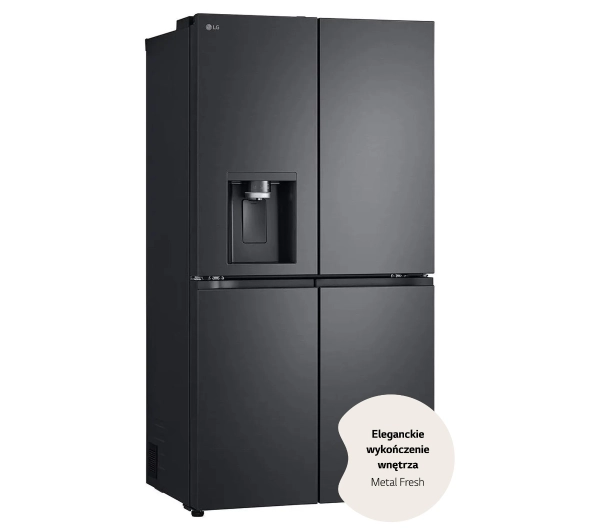 LG GML960EVBE Funkcje AI Pełny No Frost 179,2cm Szuflada z kontrolą wilgotności Zdalne sterowanie Ciemny grafit stal - TRZECI -55%, ALBO 5-TY ZA 1ZŁ - Kup na Raty - RRSO 0%