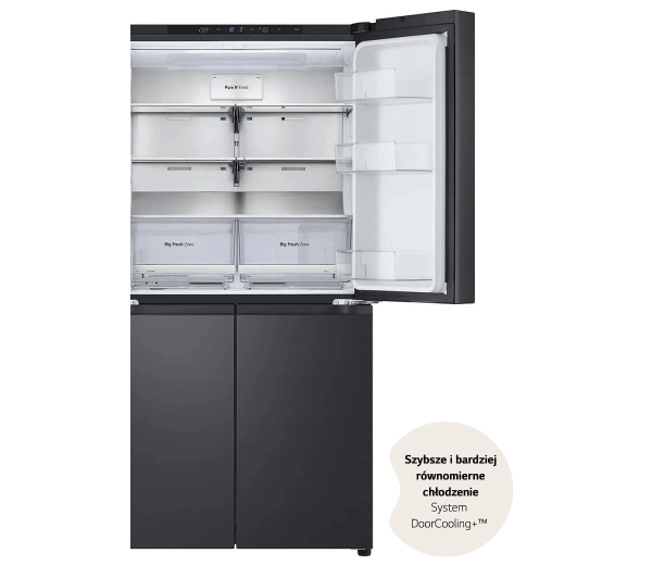 LG GML960EVBE Funkcje AI Pełny No Frost 179,2cm Szuflada z kontrolą wilgotności Zdalne sterowanie Ciemny grafit stal - TRZECI -55%, ALBO 5-TY ZA 1ZŁ - Kup na Raty - RRSO 0%