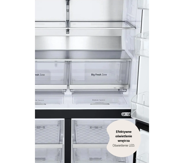 LG GML960EVBE Funkcje AI Pełny No Frost 179,2cm Szuflada z kontrolą wilgotności Zdalne sterowanie Ciemny grafit stal - TRZECI -55%, ALBO 5-TY ZA 1ZŁ - Kup na Raty - RRSO 0%