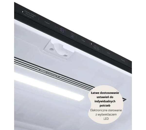 LG GML960EVBE Funkcje AI Pełny No Frost 179,2cm Szuflada z kontrolą wilgotności Zdalne sterowanie Ciemny grafit stal - TRZECI -55%, ALBO 5-TY ZA 1ZŁ - Kup na Raty - RRSO 0%
