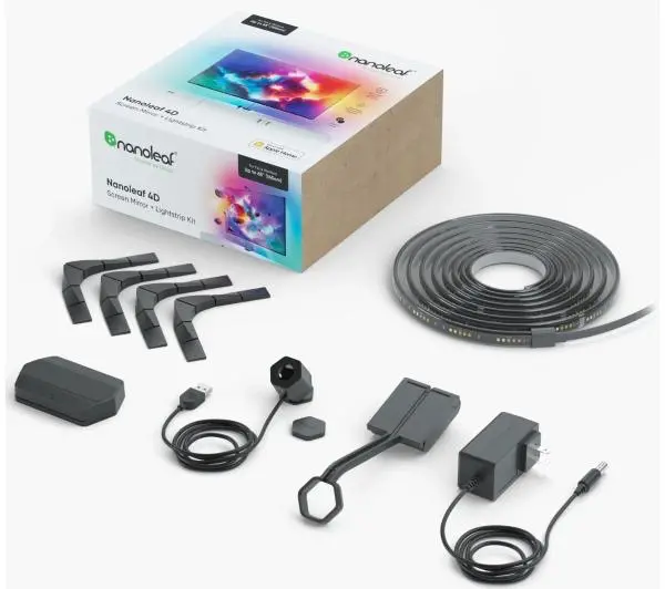 Inteligentne oświetlenie - Nanoleaf 4D Screen Mirror Lightstrip Kit do TV 85