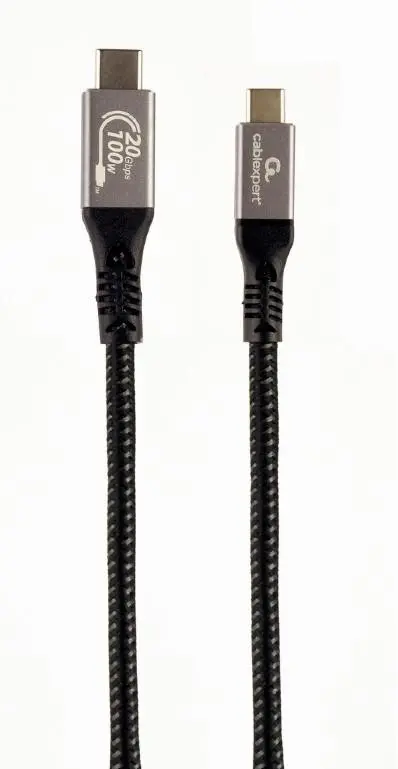 Kabel Gembird USB 3,2 Gen 2 Power Delivery 20Gb/s 100W 1,5m Czarny