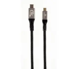 Gembird USB 3,2 Gen 2 Power Delivery 20Gb/s 100W 1,5m Czarny