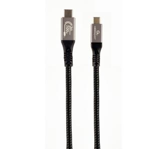 Kabel Gembird USB 3.2 Gen 2 Power Delivery 20Gb/s 100W 1.5m Czarny