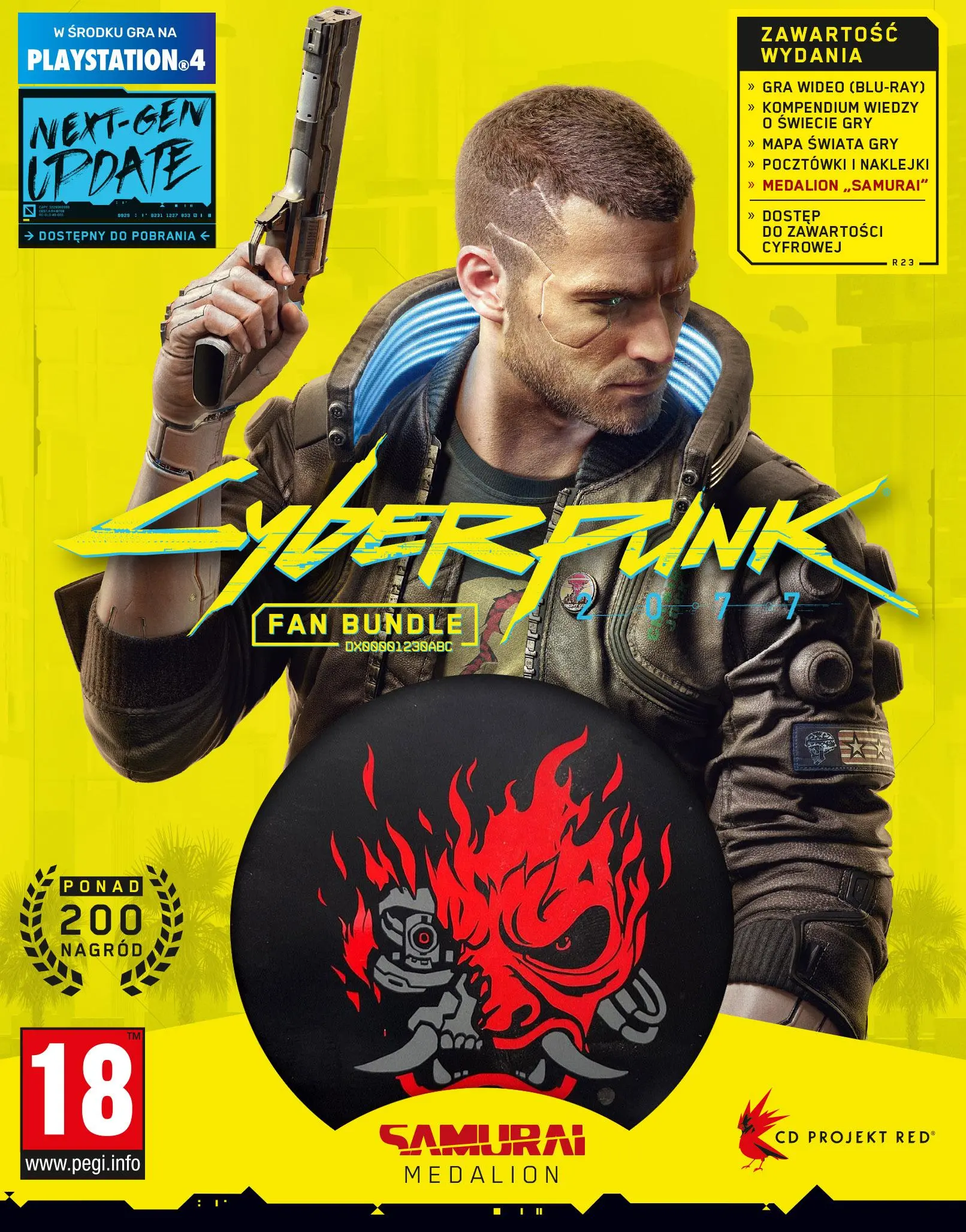 Cyberpunk 2077 Fan Bundle Gra na PS4 (Kompatybilna z PS5)