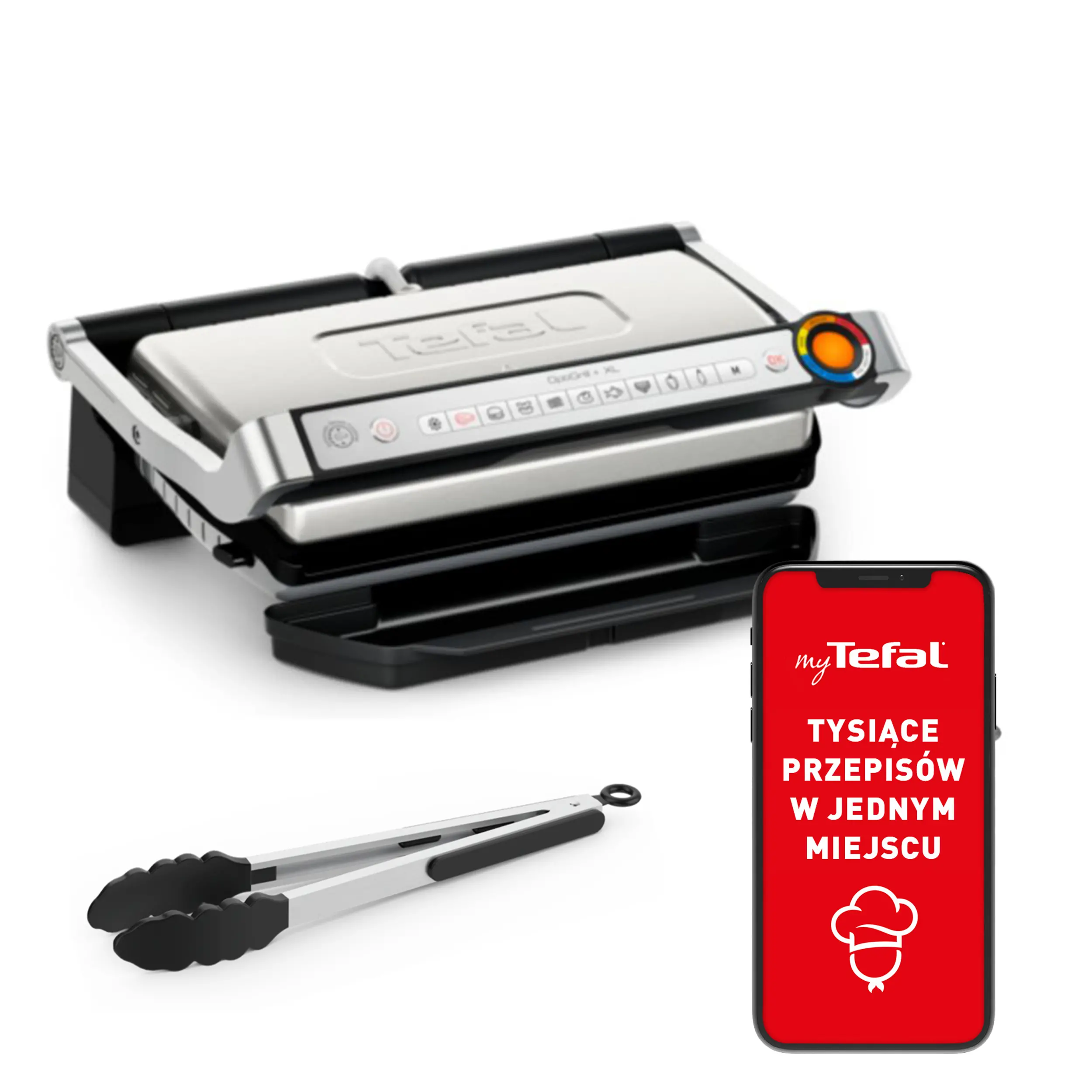 Grill elektryczny Tefal OptiGrill+ XL GC728D10 Programy automatyczne