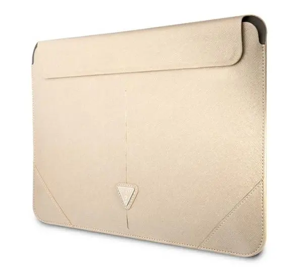 Guess Saffiano Triangle Logo GUCS16PSATLE 16" Beżowy