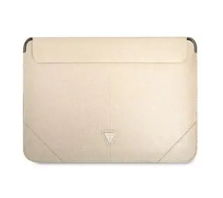 Guess Saffiano Triangle Logo GUCS16PSATLE 16" Beżowy