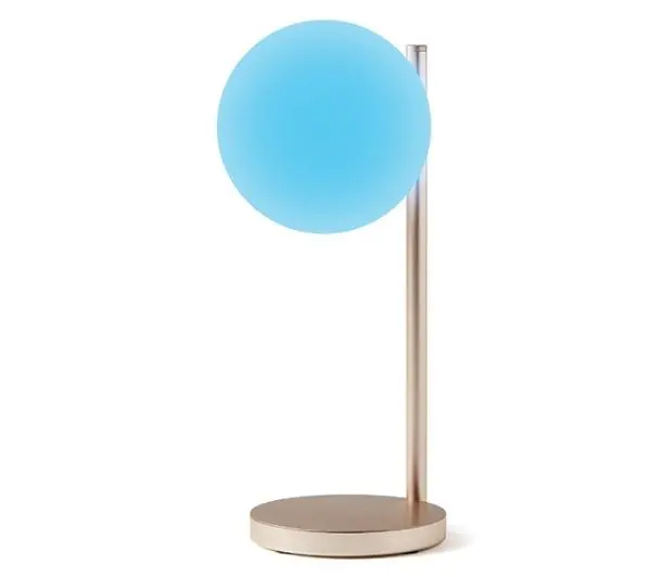 Lexon Bubble LED z ładowarką indukcyjną 15W LH70D Złoty