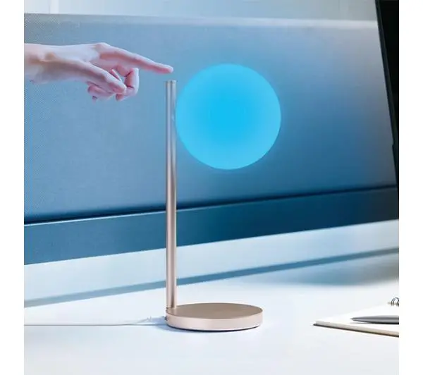 Lexon Bubble LED z ładowarką indukcyjną 15W LH70D Złoty