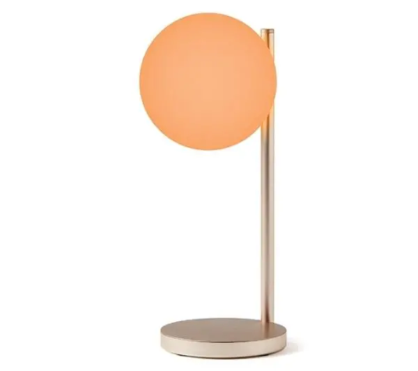 Lexon Bubble LED z ładowarką indukcyjną 15W LH70D Złoty