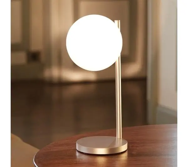 Lexon Bubble LED z ładowarką indukcyjną 15W LH70D Złoty