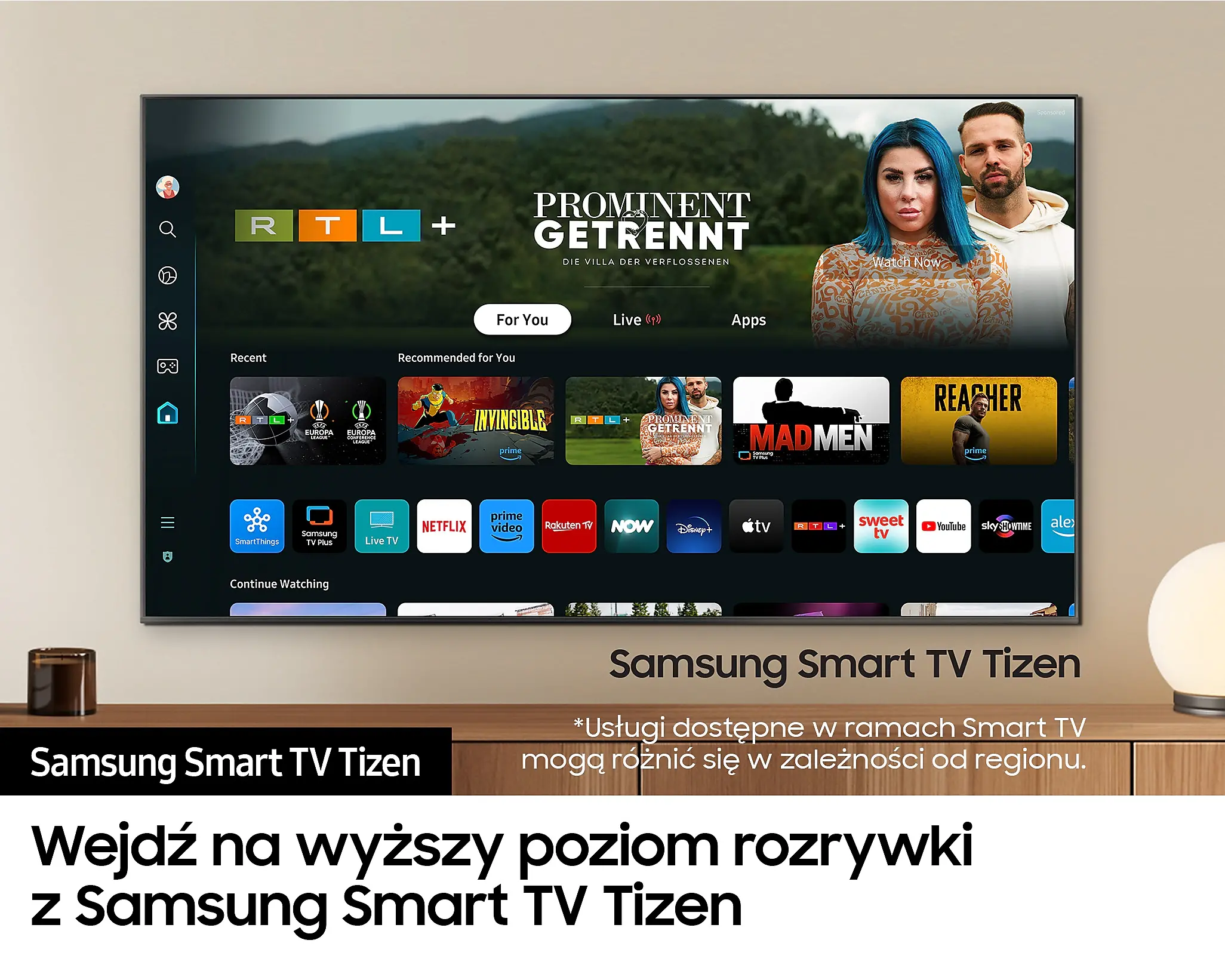 Telewizor Samsung QE75Q77DAT 75" QLED 4K 120Hz Tizen HDMI 2.1 DVB-T2