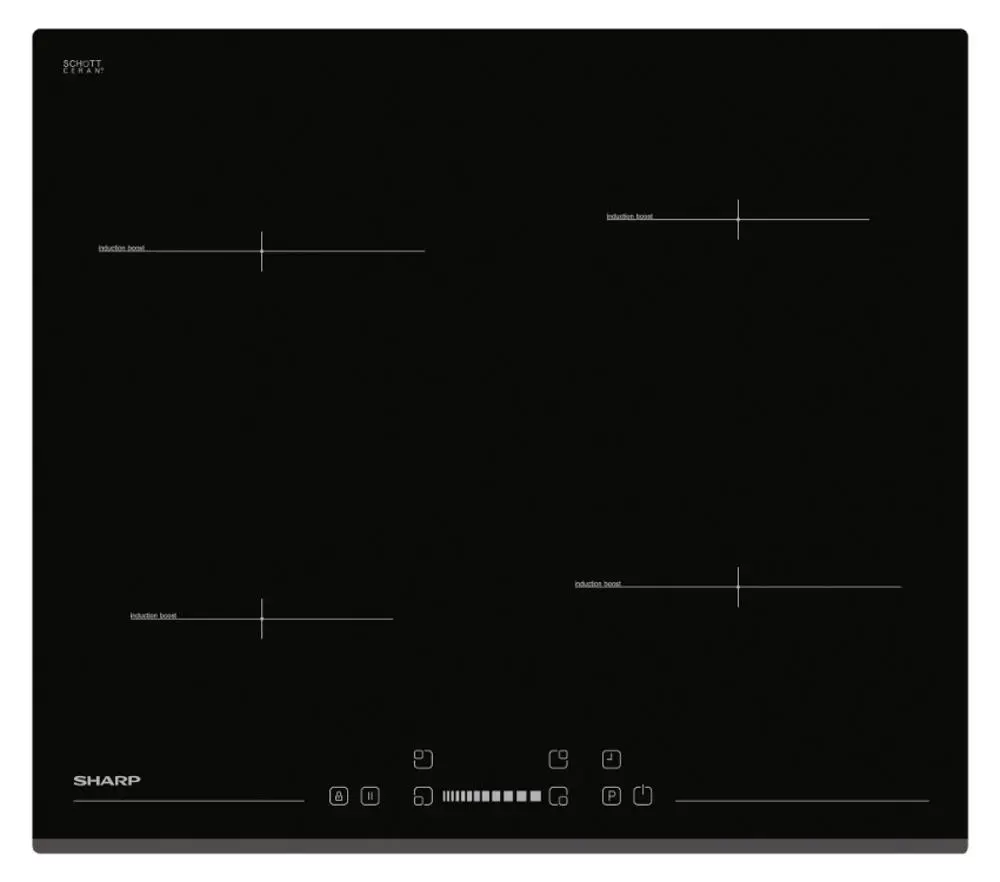 Płyta indukcyjna Sharp KH-6I19BS00-EU 59cm