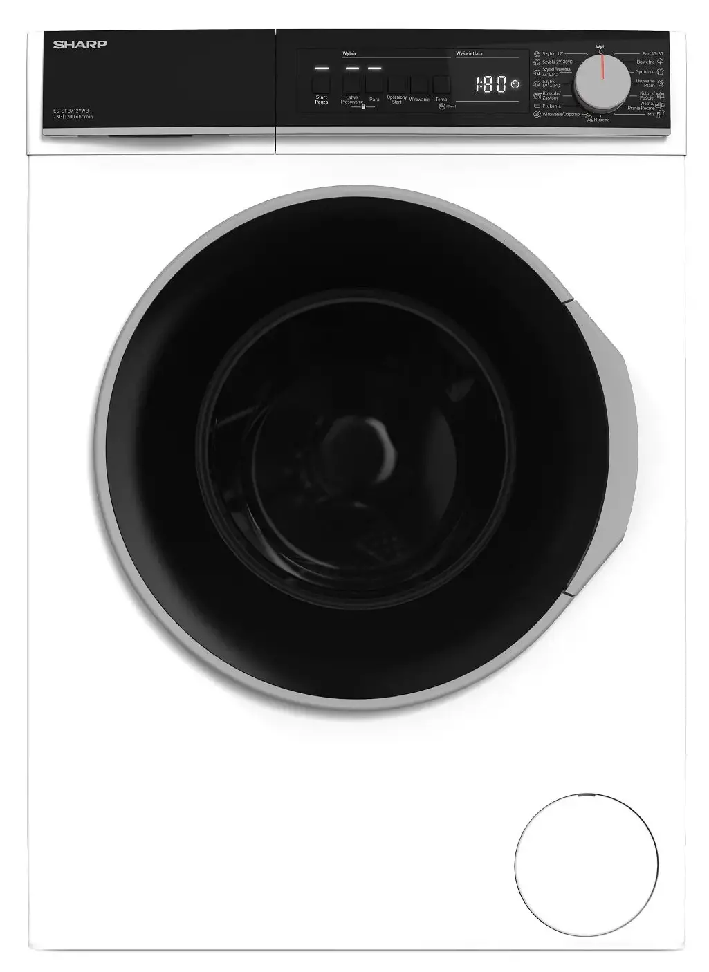 Pralka Sharp ES-SFB712YWB-PL Slim 7kg 1200obr/min