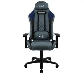 Aerocool DUKE AeroSuede Gamingowy do 150kg Skóra ECO Tkanina Steel Blue
