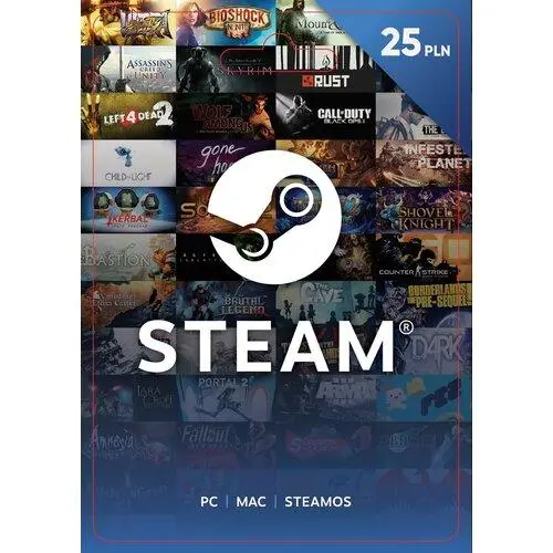 Doładowanie Steam 25zł [bon agencyjny] Obecnie dostępne tylko w sklepach stacjonarnych RTV EURO AGD