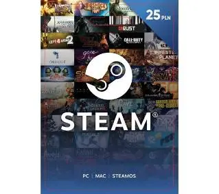 Doładowanie Steam 25zł [bon agencyjny] Obecnie dostępne tylko w sklepach stacjonarnych RTV EURO AGDDostęp po opłaceniu zakupu