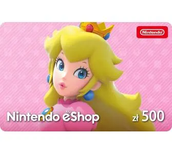 Doładowanie Nintendo eShop 500zł [bon agencyjny] Obecnie dostępne tylko w sklepach stacjonarnych RTV EURO AGD