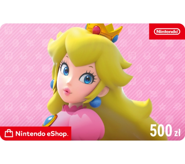 Doładowanie Nintendo eShop 500zł [Bon Agencyjny] Obecnie dostępne tylko w sklepach stacjonarnych RTV EURO AGD