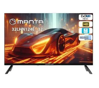 Telewizor Manta 32LHN124E  32" LED HD Ready 60Hz DVB-T2