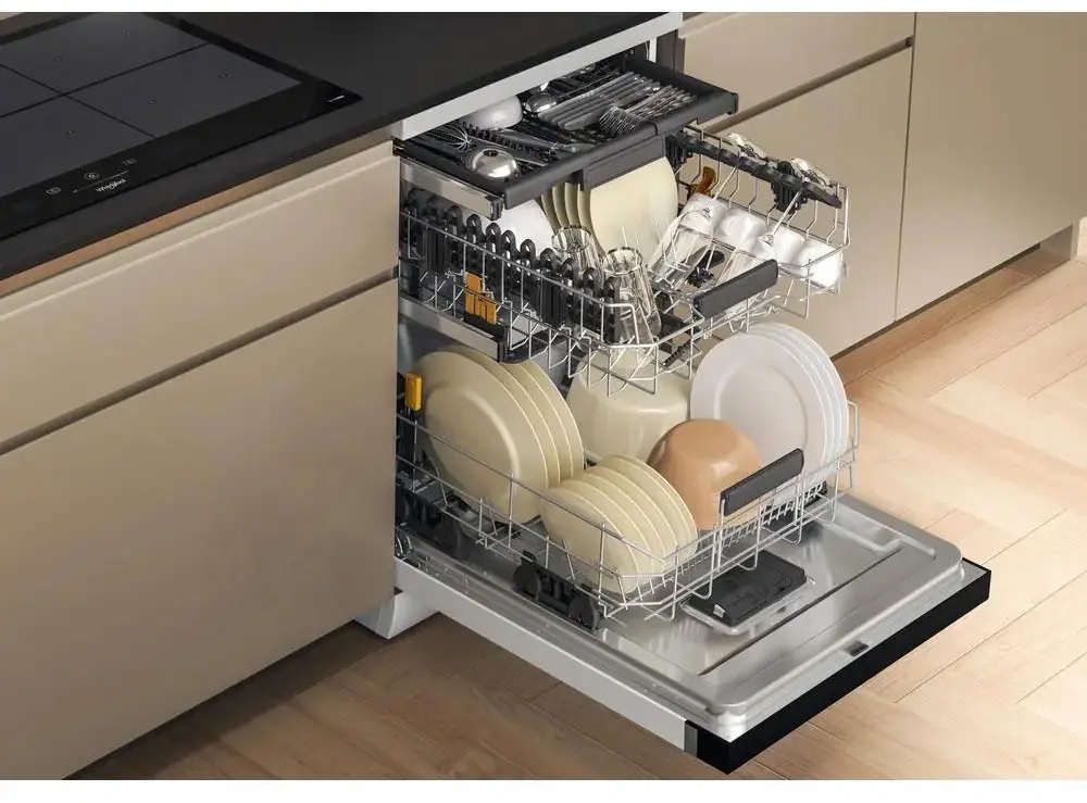 Zmywarka Whirlpool W7F HS31 60cm Automatyczne otwieranie drzwi Szuflada na sztućce