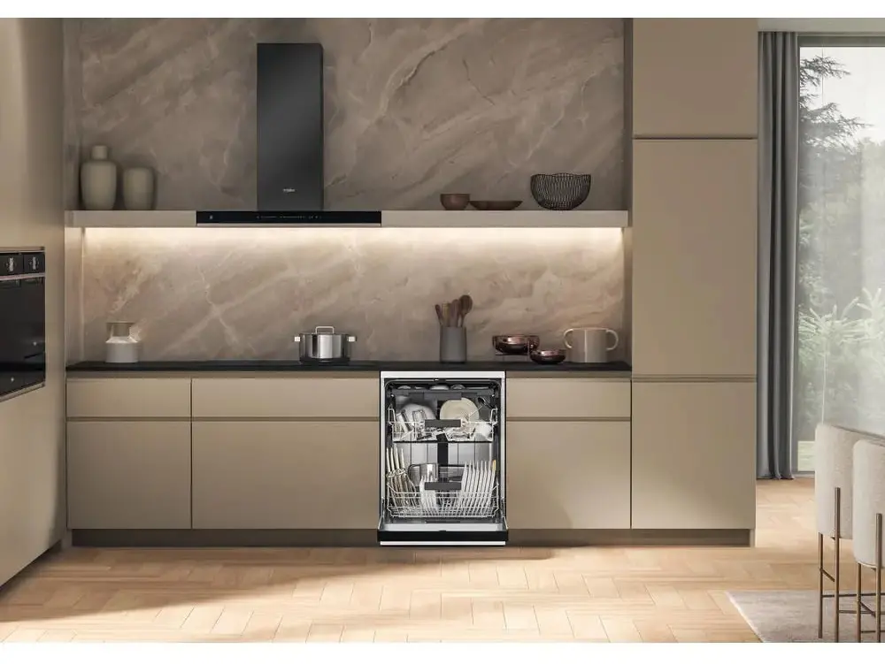 Zmywarka Whirlpool W7F HS31 60cm Automatyczne otwieranie drzwi Szuflada na sztućce