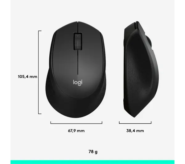 Logitech M330 Silent Plus Czarny