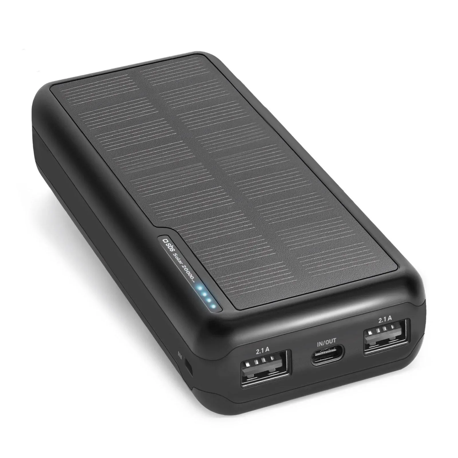 Powerbank solarny SBS TTBB20000SK 20000mAh 10W Czarny