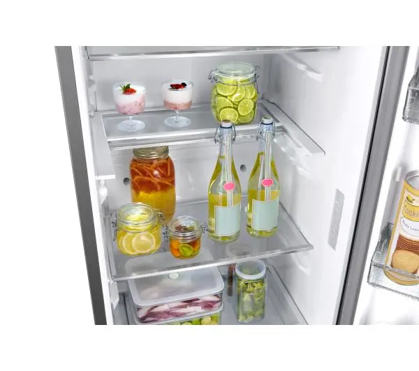 Samsung RR39C7BJ5S9 Twin Funkcje AI Pełny No Frost 186cm Szuflada z regulacją wilgotności Zdalne sterowanie Stal szczotkowana - TRZECI -55%, ALBO 5-TY ZA 1ZŁ - Kup na Raty - RRSO 0%