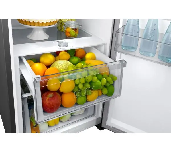 Samsung RR39C7BJ5S9 Twin Funkcje AI Pełny No Frost 186cm Szuflada z regulacją wilgotności Zdalne sterowanie Stal szczotkowana - TRZECI -55%, ALBO 5-TY ZA 1ZŁ - Kup na Raty - RRSO 0%