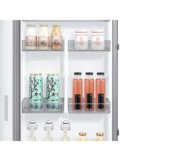 Samsung RR39C7BJ5S9 Twin Funkcje AI Pełny No Frost 186cm Szuflada z regulacją wilgotności Zdalne sterowanie Stal szczotkowana - TRZECI -55%, ALBO 5-TY ZA 1ZŁ - Kup na Raty - RRSO 0%