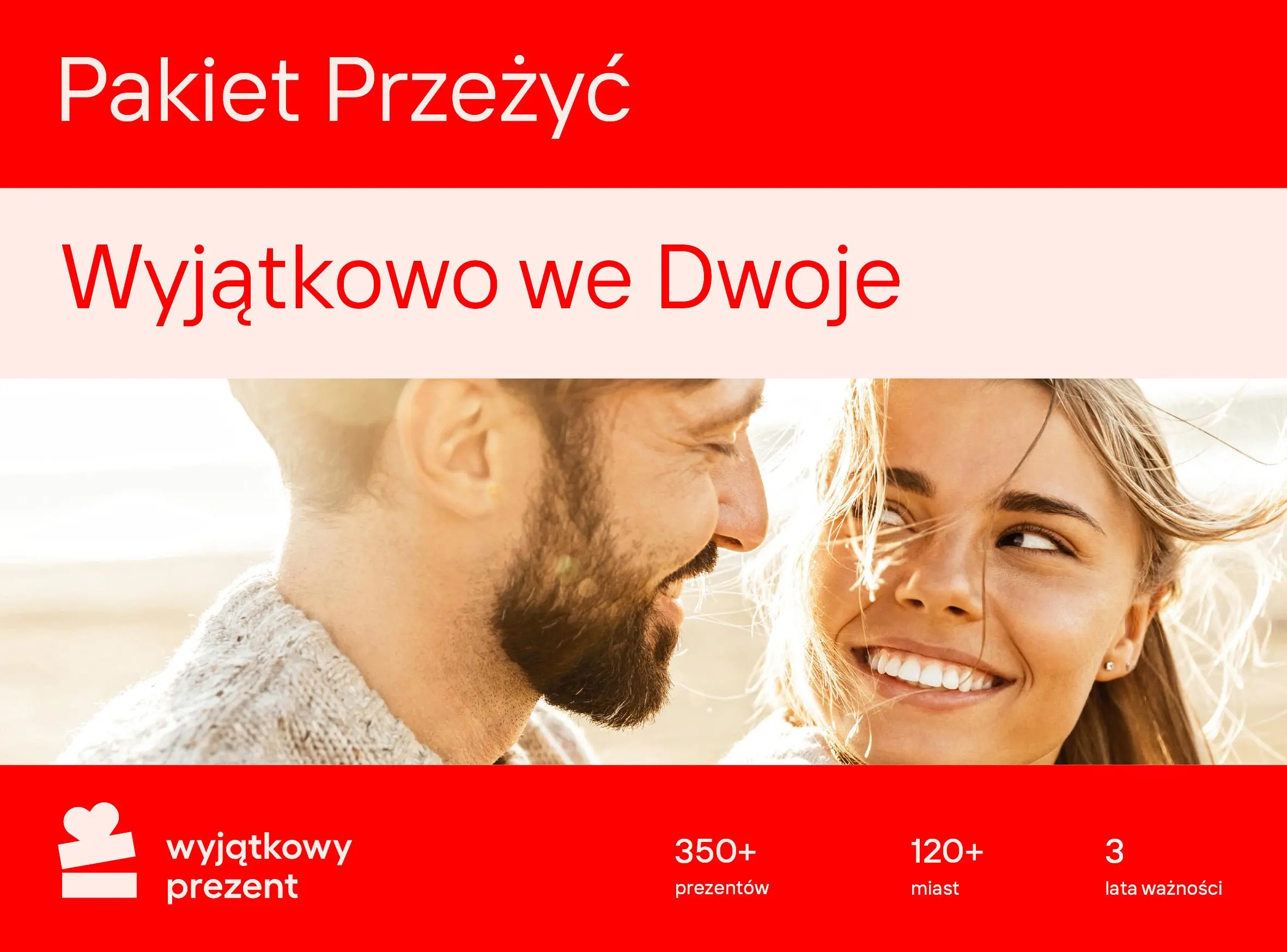 Karta Podarunkowa Pakiet Przeżyć Wyjątkowo we Dwoje [Bon Agencyjny]